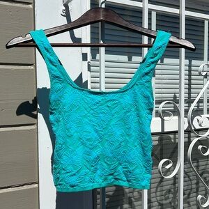 Anthropologie | Hannah seamless floral textured tank